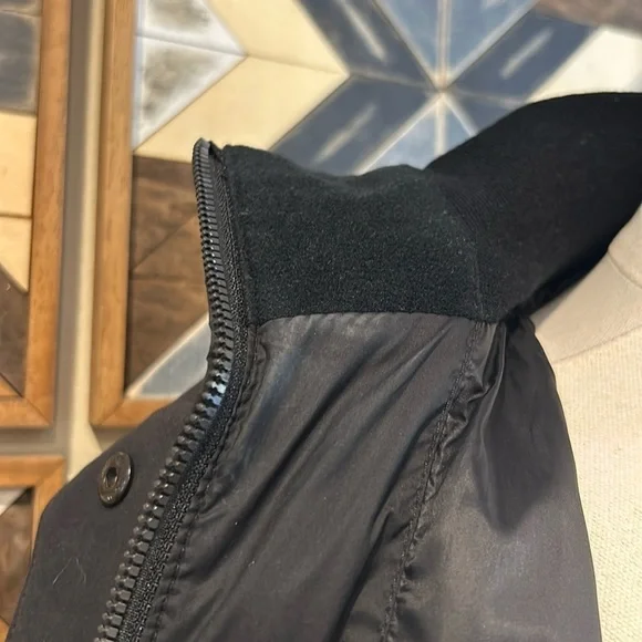 Canada Goose Stellarton Hooded Down Coat Jacket Black XS *As-Is* - Picture 9 of 13